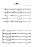 Choral from the Cantata BWV 77 (for Brass Quintet)