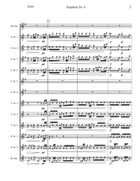 Mvt. II, Allegretto Scherzando, Symphony No. 8 - Opus 93 Woodwind Ensemble scores gallery preview page 5