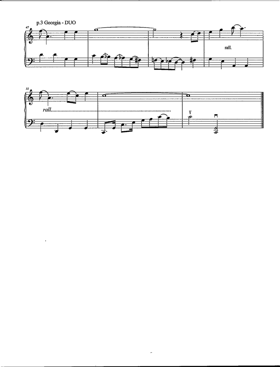 Georgia On My Mind String Duet scores gallery preview page 4