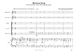Morning Song for School Choir, Piano, Flute (or Recorder), and Percussion
