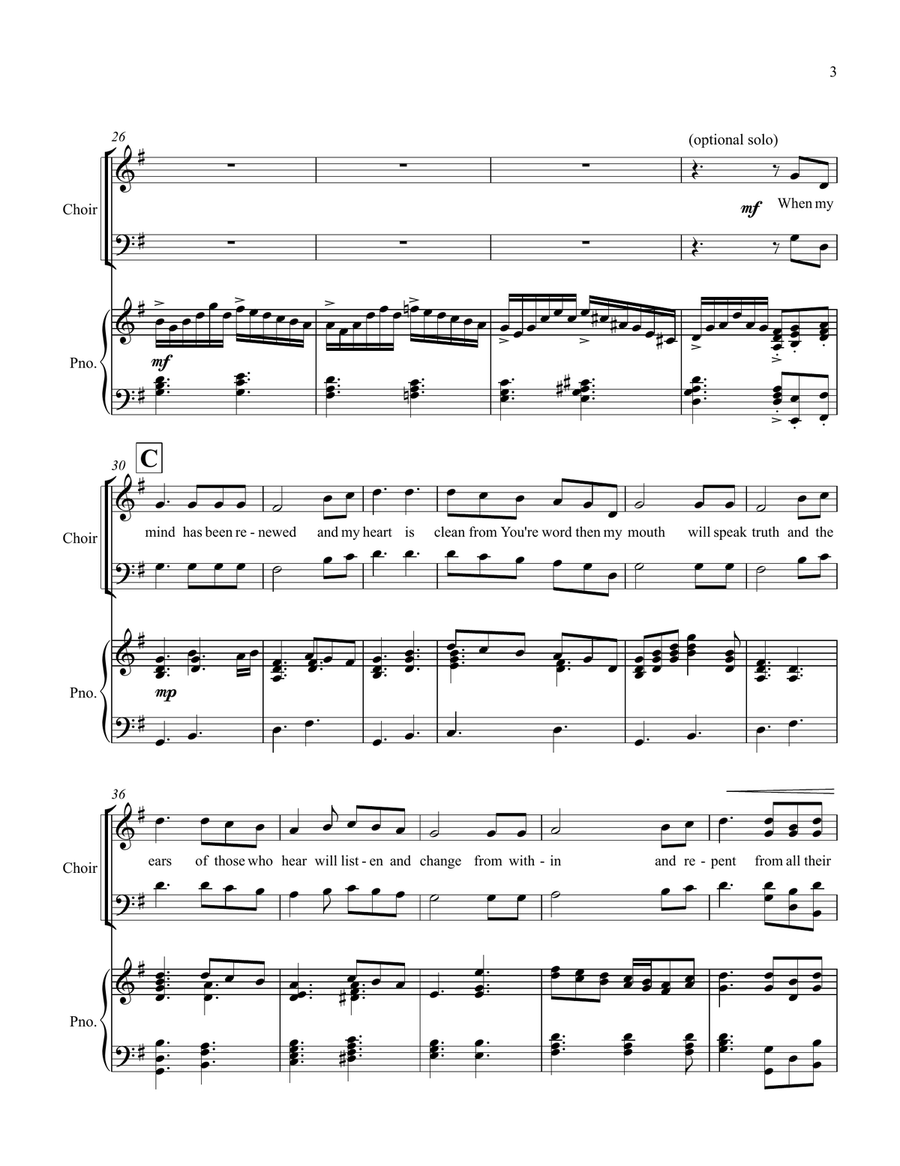 An Instrument Ready for Praise Divisi scores gallery preview page 4