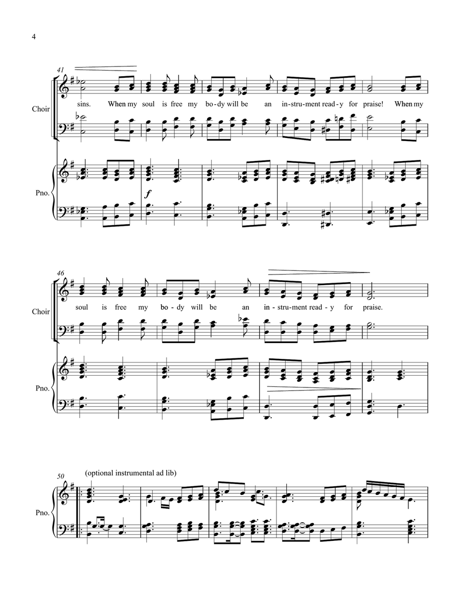 An Instrument Ready for Praise Divisi scores gallery preview page 5