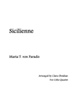 M. Paradis: Sicilienne for Cello Quartet