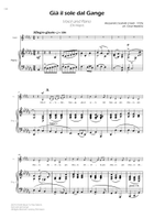 Scarlatti - Già il sole dal Gange - Voice and Piano - Db Major Piano, Vocal scores gallery preview page 3