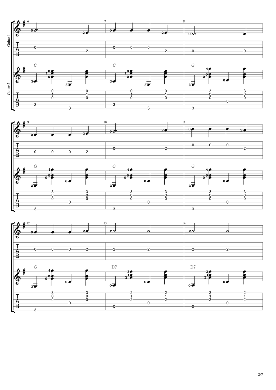 Worried Man Blues Worried Man Blues Guitar Ensemble scores gallery preview page 2