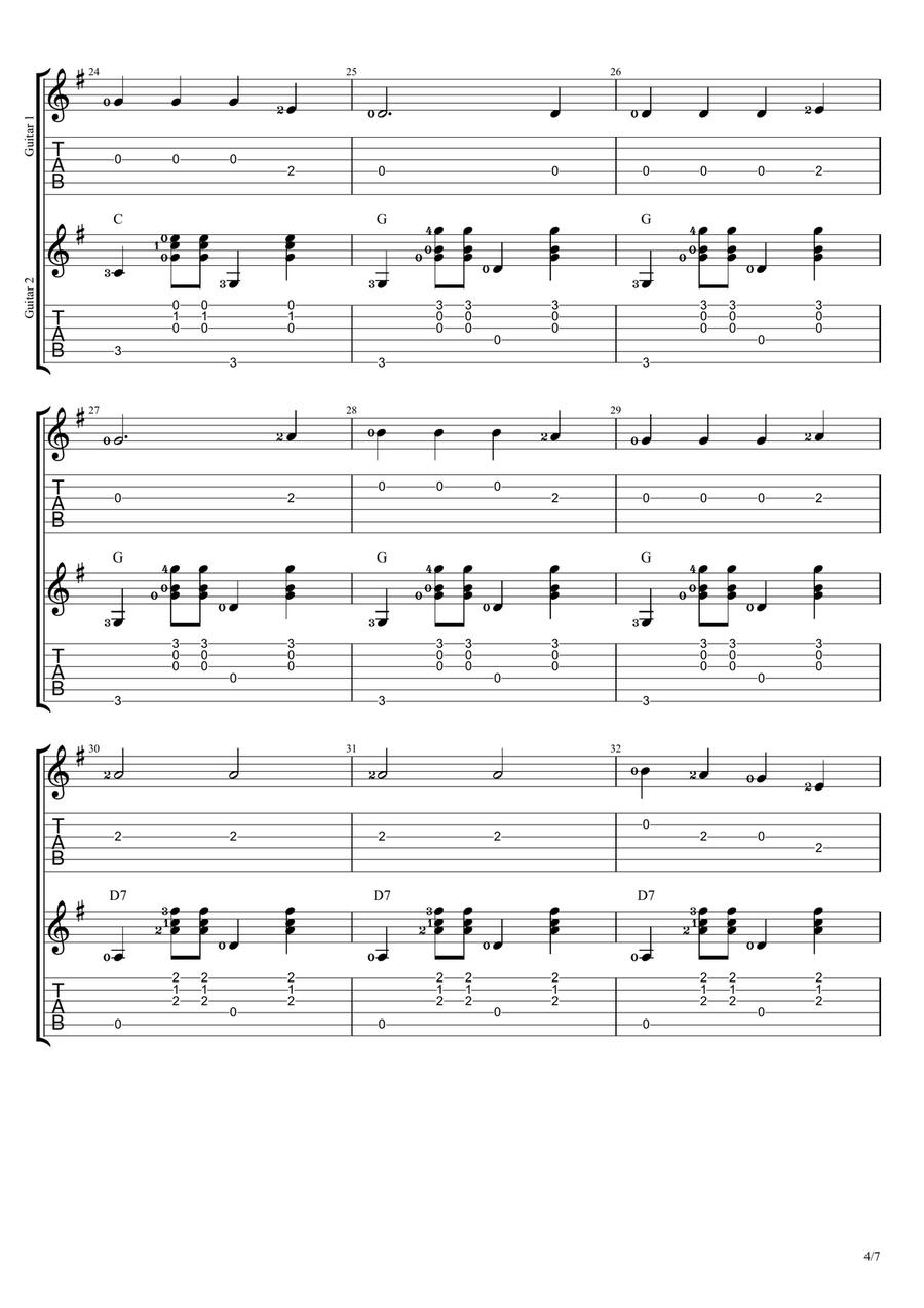Worried Man Blues Worried Man Blues Guitar Ensemble scores gallery preview page 4