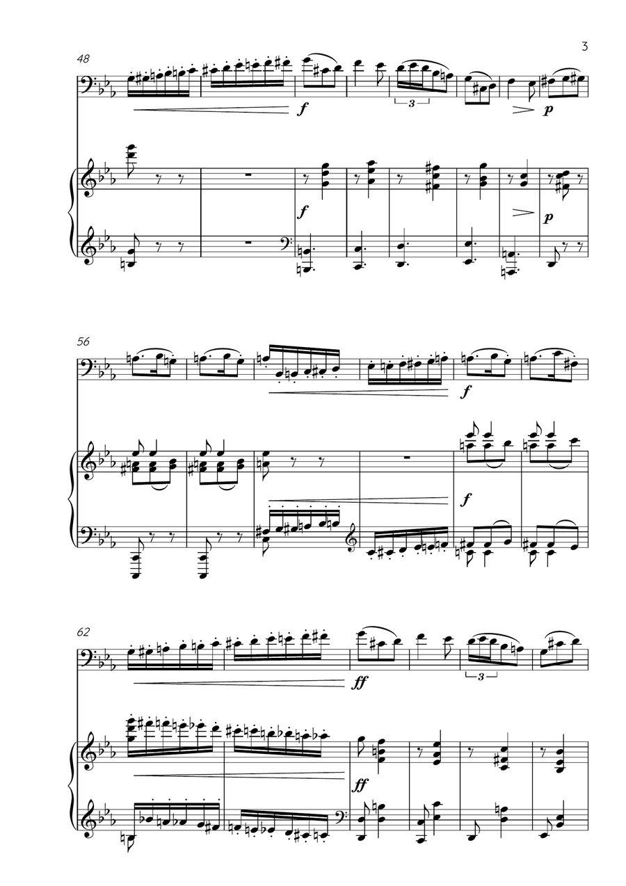 Capriccio by Cecile Chaminade Bassoon - Digital Sheet Music page 3