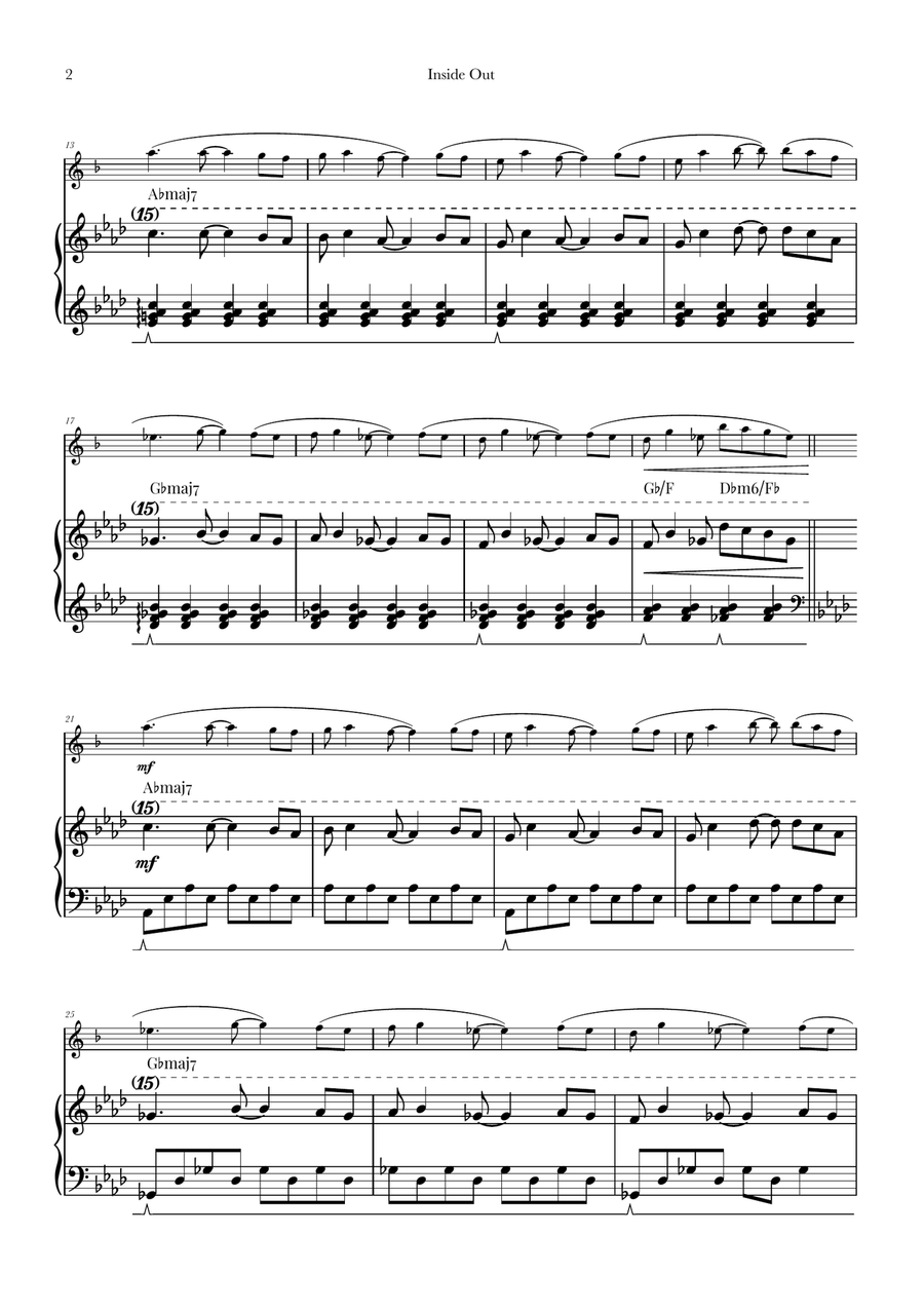 Bundle Of Joy Alto Saxophone scores gallery preview page 2