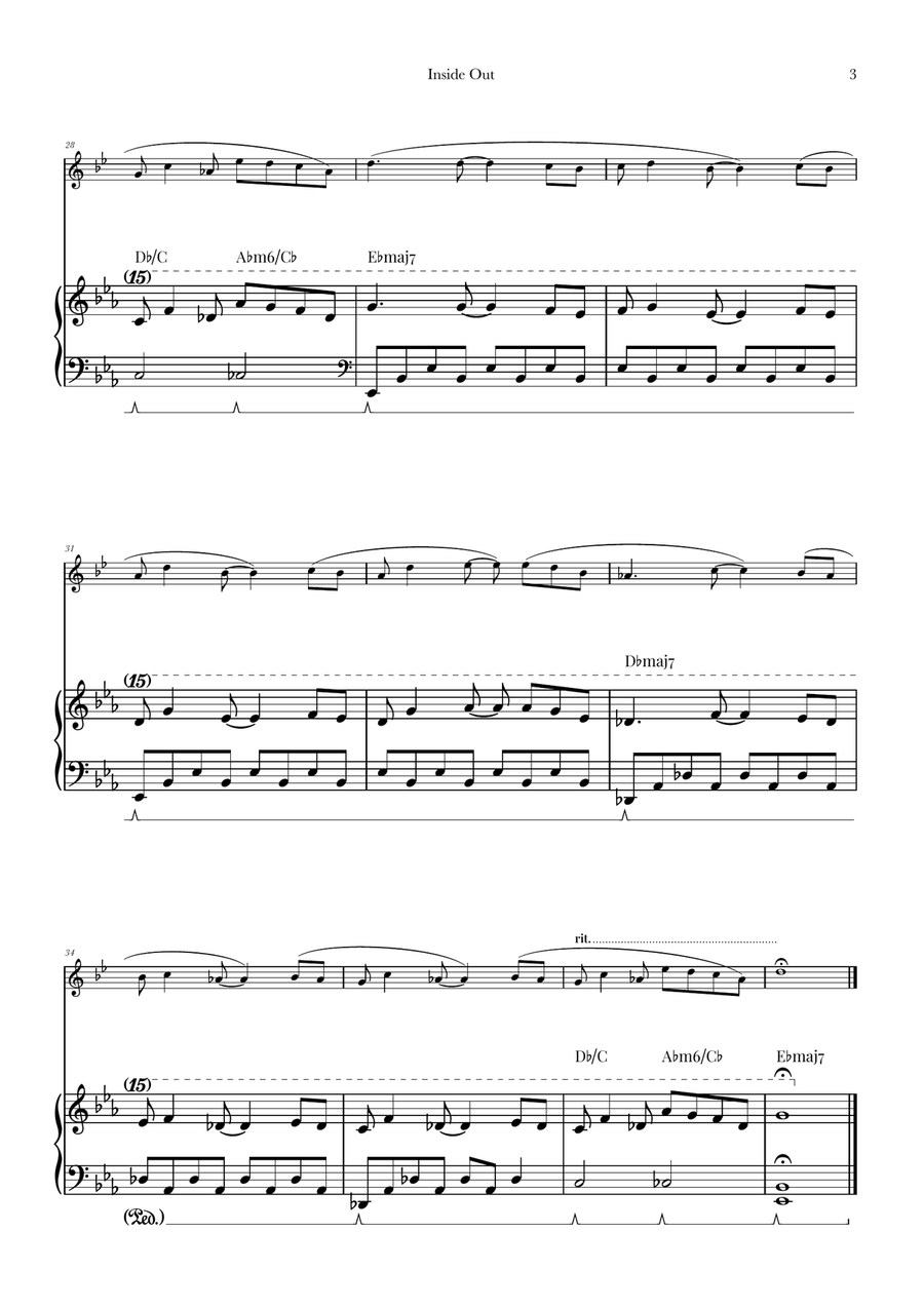 Bundle Of Joy Piano scores gallery preview page 3