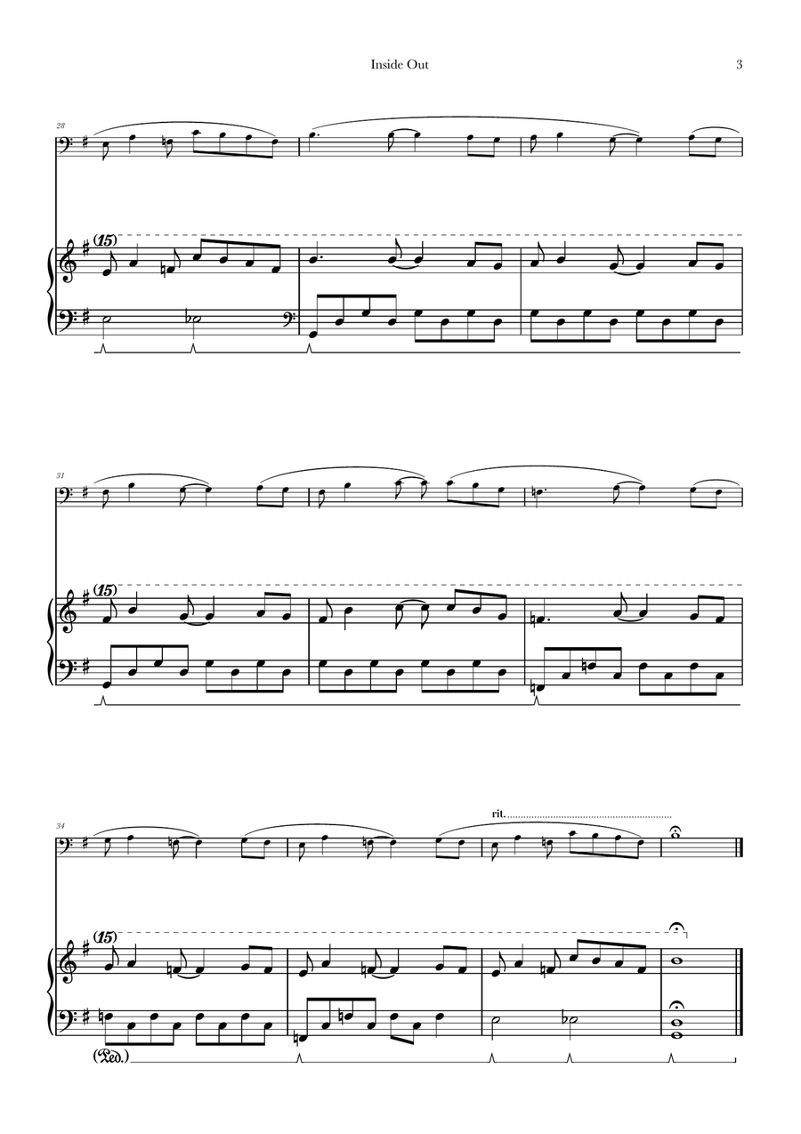 Bundle Of Joy Piano scores gallery preview page 3