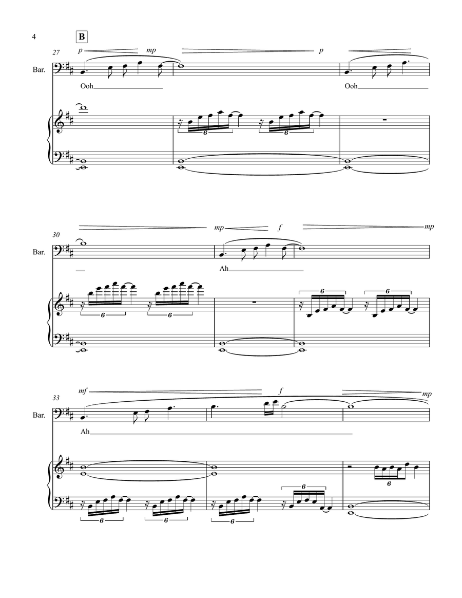 The Firs - unison baritone Unison Choir scores gallery preview page 4