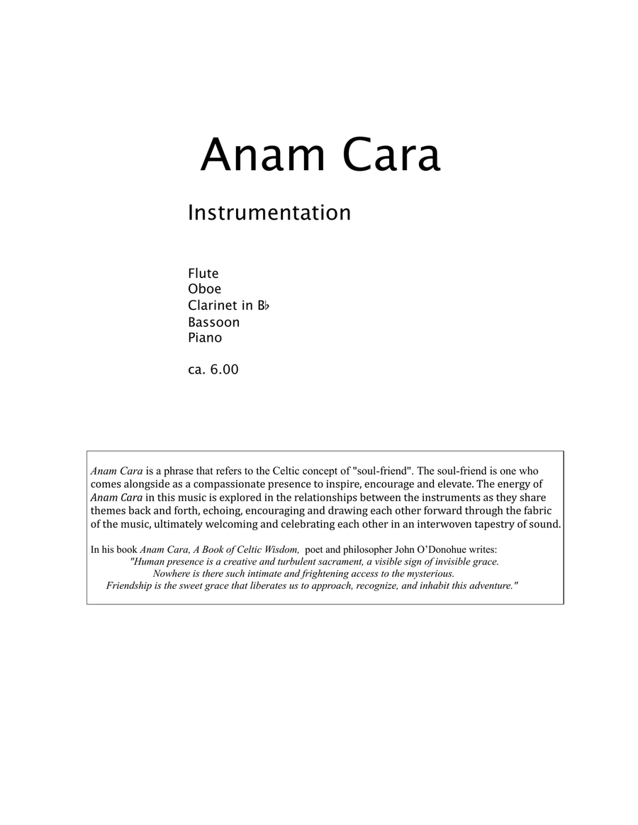 Anam Cara Chamber Music scores gallery preview page 2