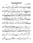 TMEA All-State Jazz Saxophone Etude Two