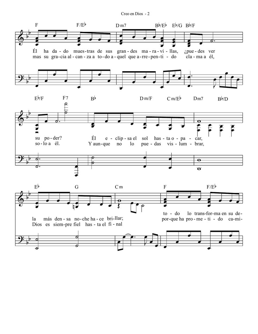 Creo en Dios Voice scores gallery preview page 2