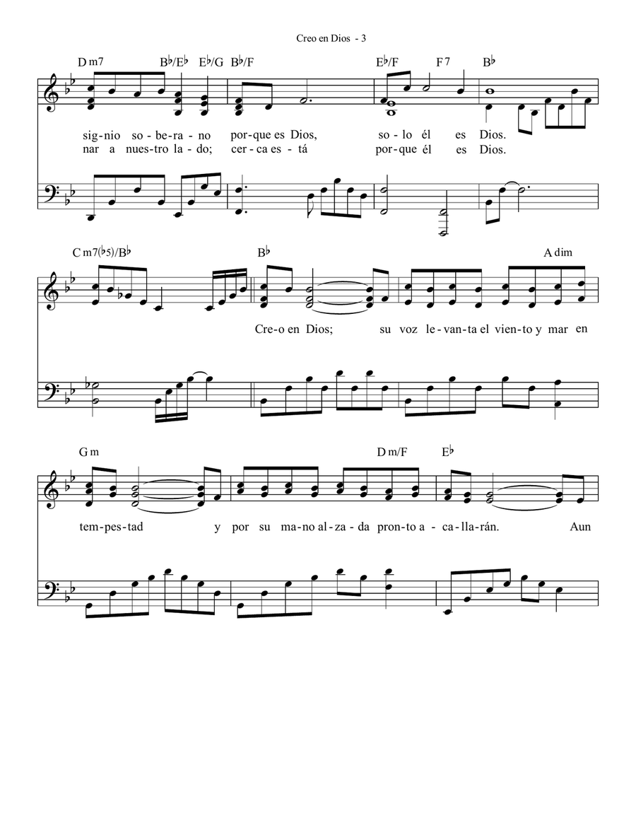 Creo en Dios Voice scores gallery preview page 3