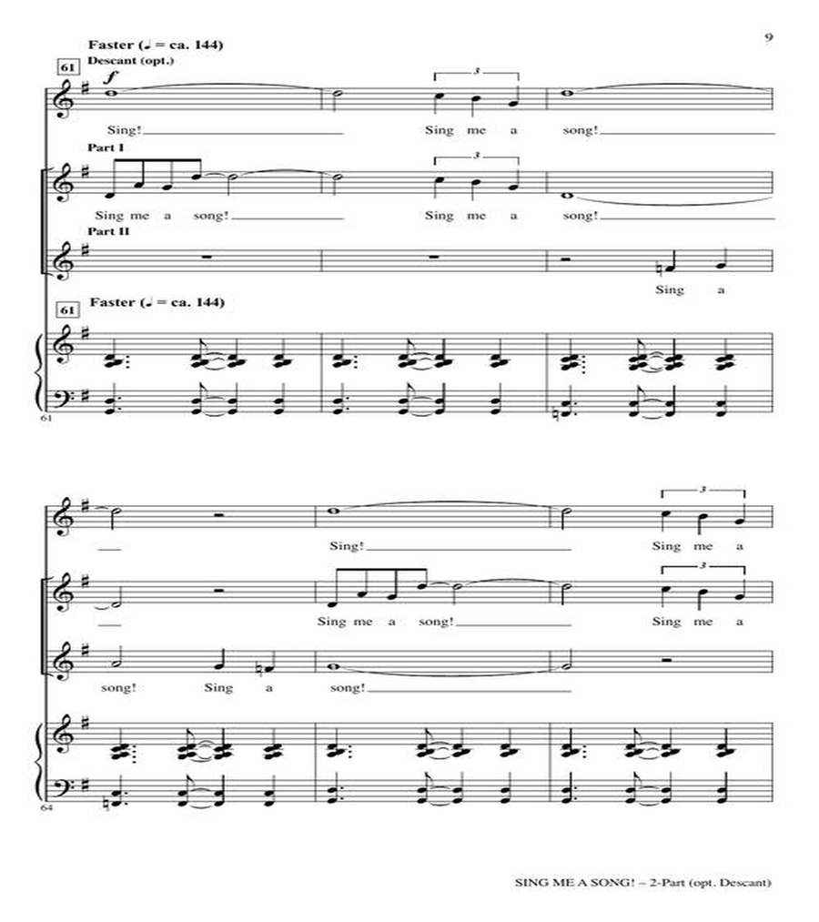 Sing Me a Song! Sing Me a Song! 2-Part scores gallery preview page 5
