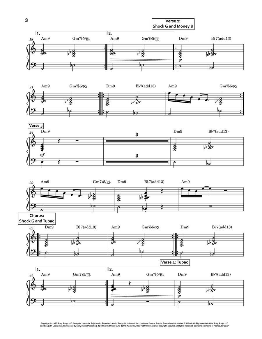 I Get Around I Get Around Easy Piano scores gallery preview page 2
