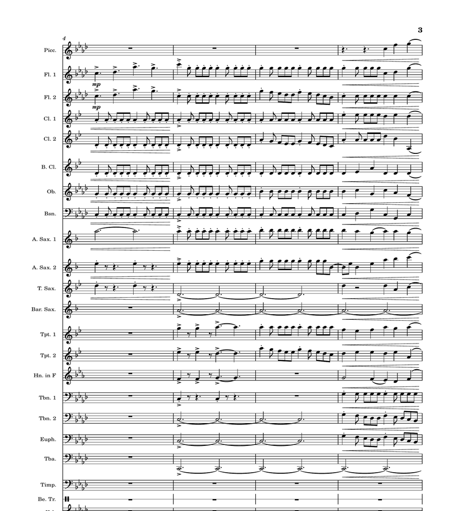 Spellcaster Concert Band scores gallery preview page 2