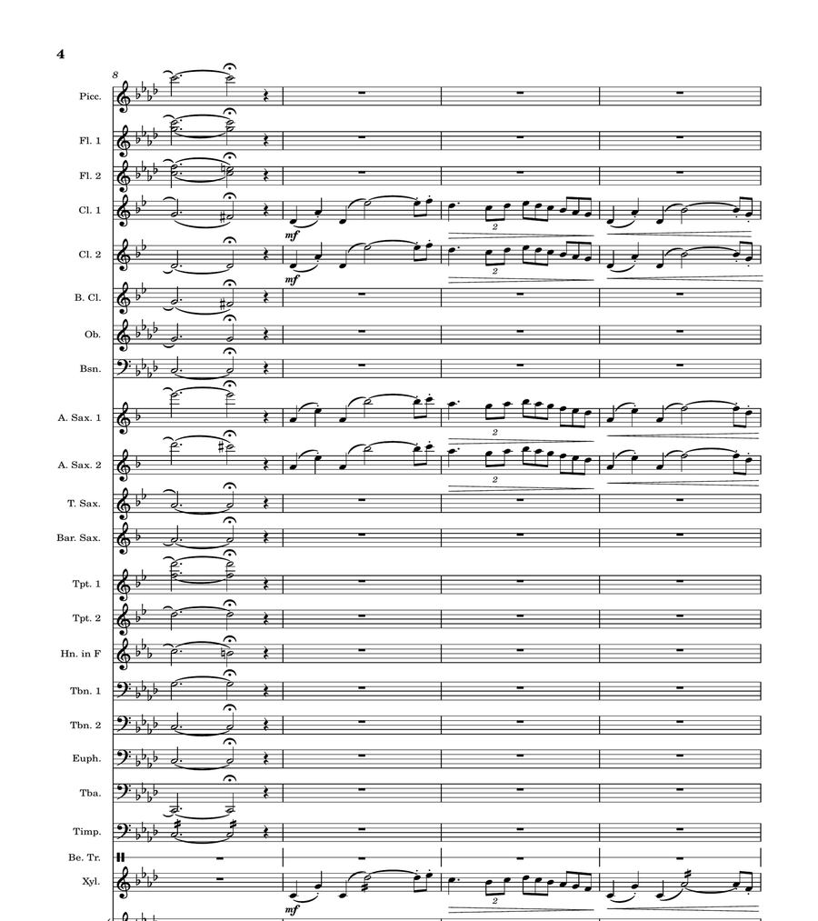 Spellcaster Concert Band scores gallery preview page 3