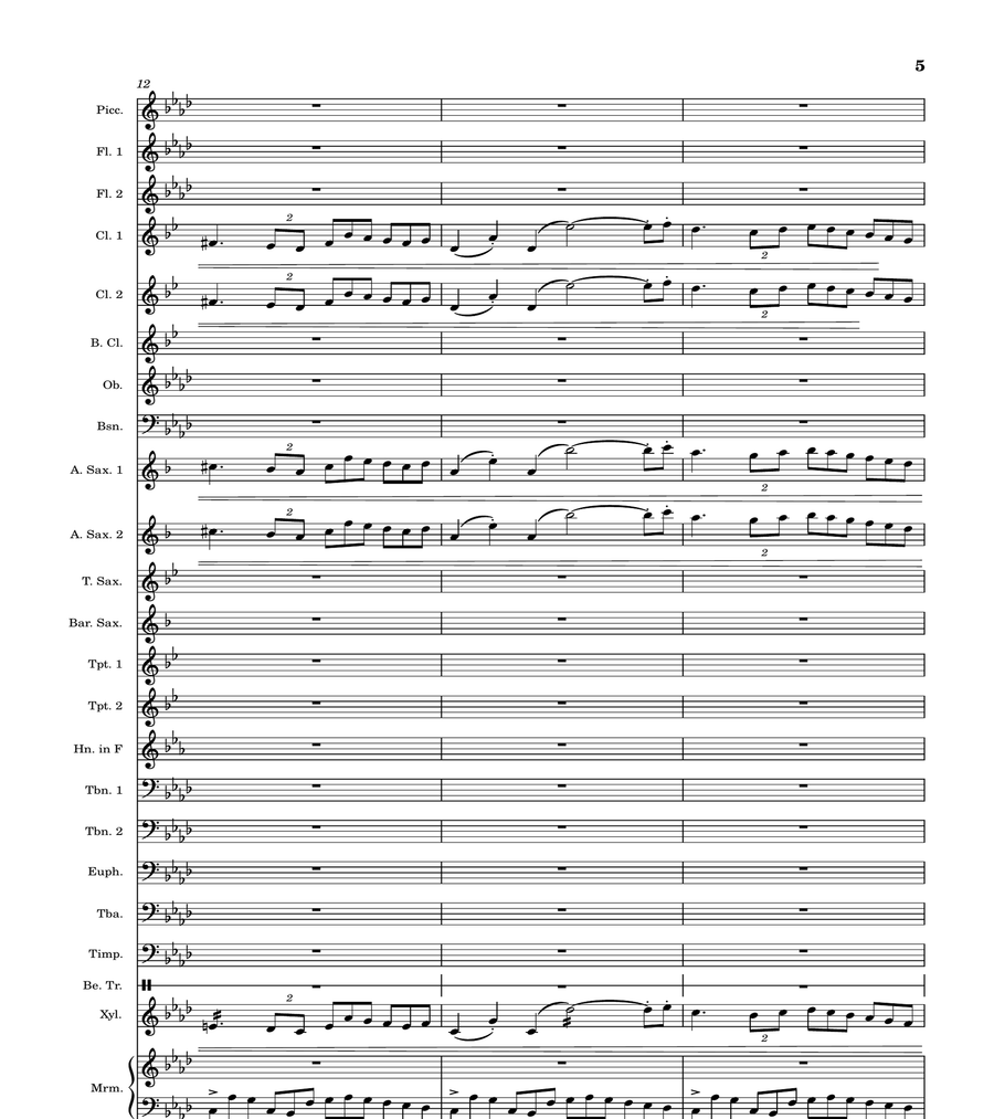 Spellcaster Concert Band scores gallery preview page 4