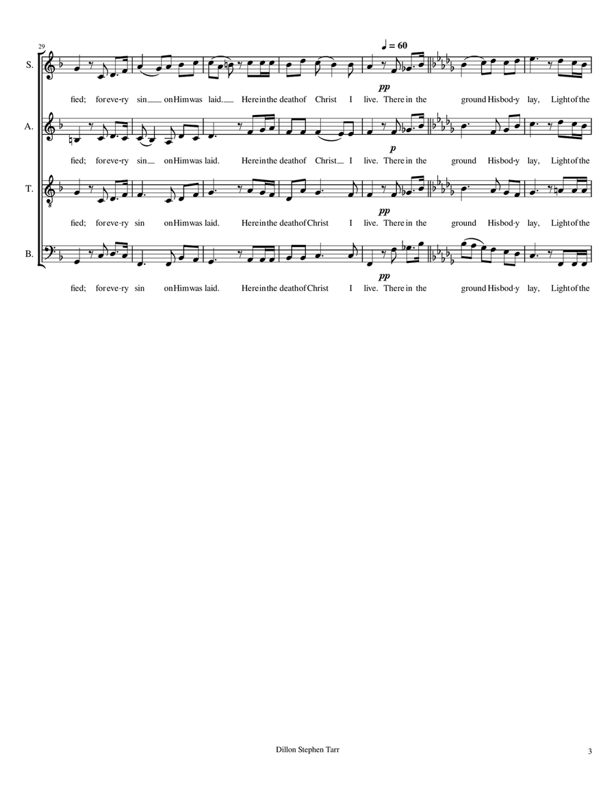 In Christ Alone In Christ Alone 4-Part scores gallery preview page 3