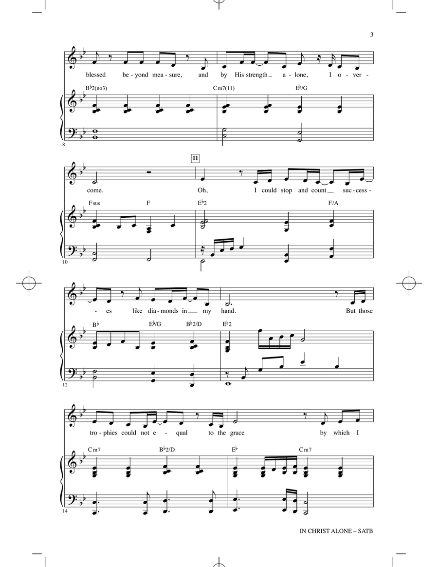 In Christ Alone In Christ Alone 4-Part scores gallery preview page 2