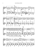 CanCan aus der Oper Hoffmann's Erzählungen für Requinto in A und Gitarre (GRD) oder 2 Gitarren Acoustic Guitar scores gallery preview page 3