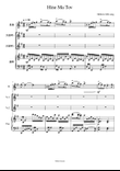 Hine Ma Tov - Score Only