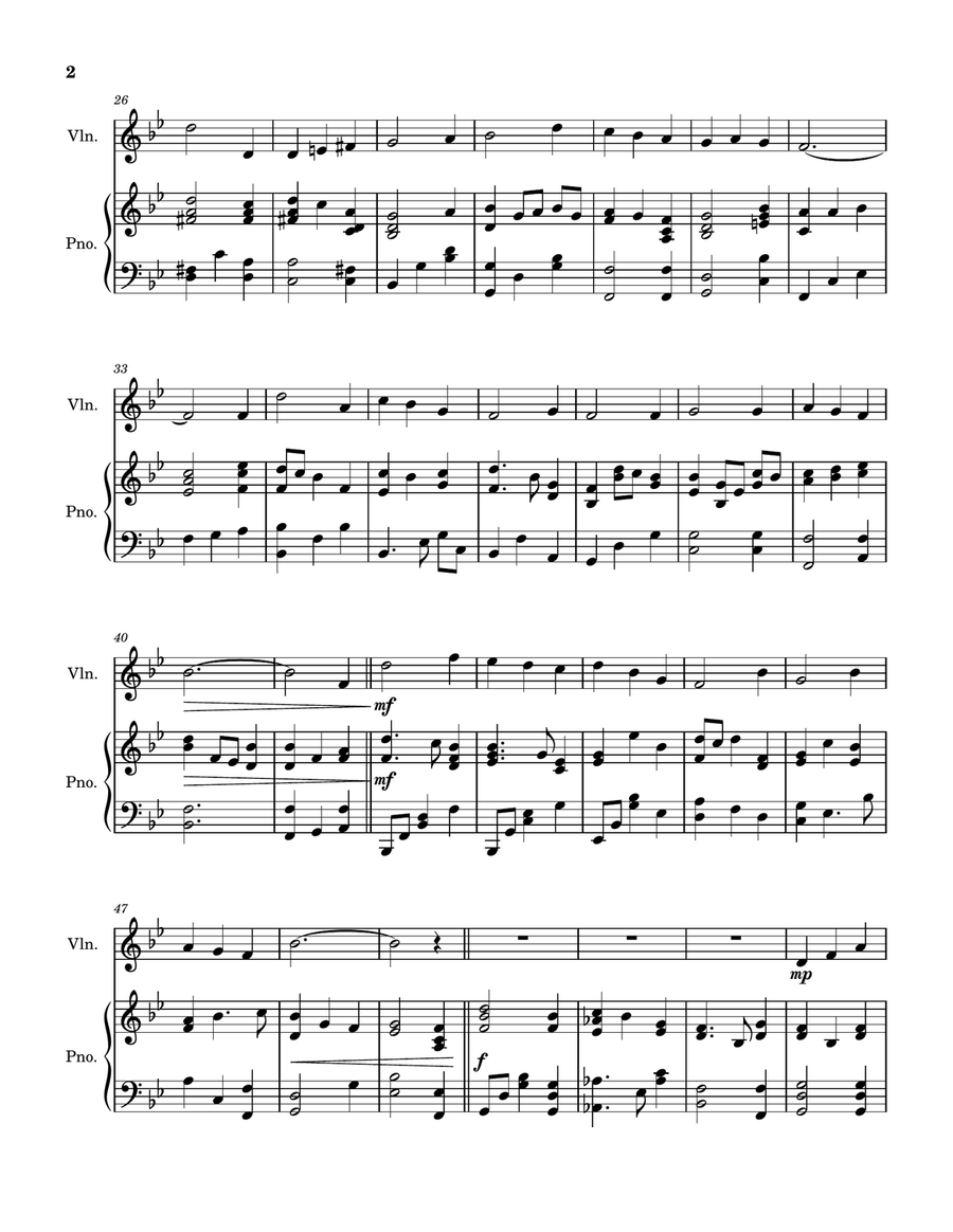 It Came Upon the Midnight Clear Violin Solo scores gallery preview page 2