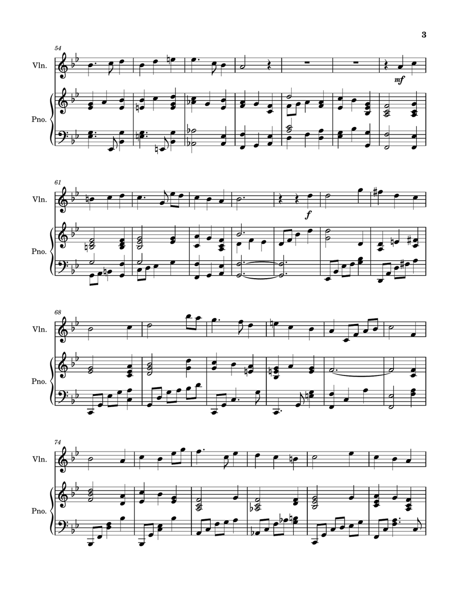 It Came Upon the Midnight Clear Violin Solo scores gallery preview page 3