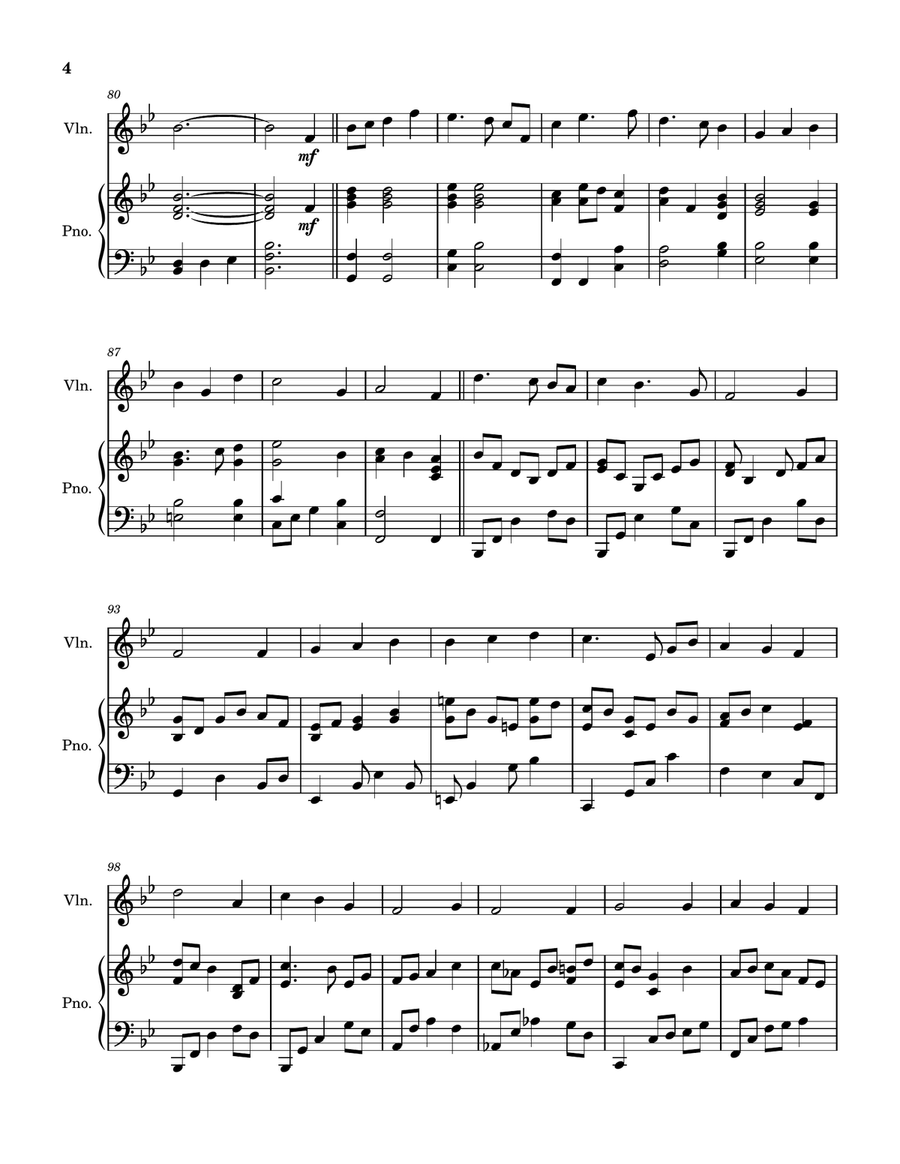 It Came Upon the Midnight Clear Violin Solo scores gallery preview page 4