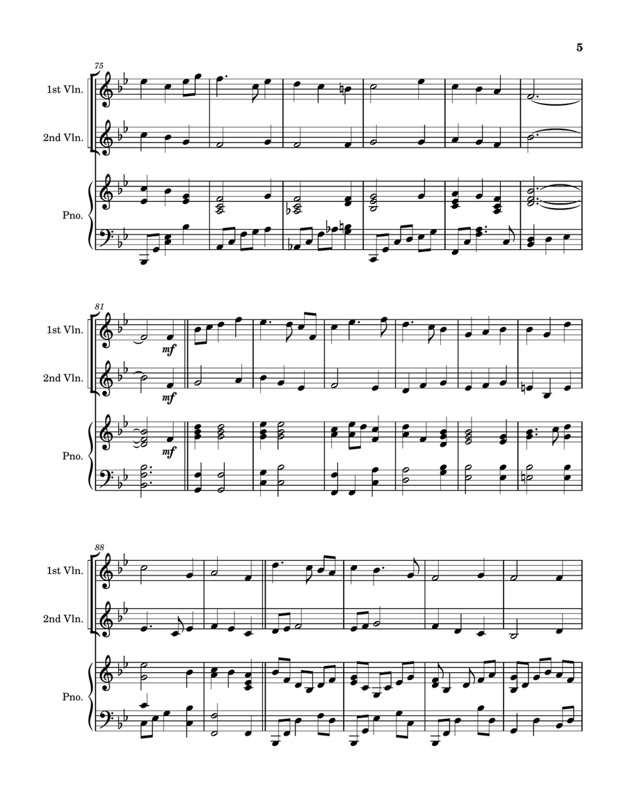 It Came Upon the Midnight Clear String Duet scores gallery preview page 5