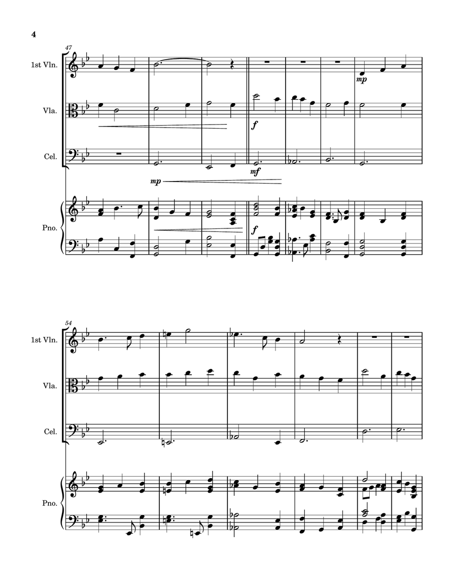 It Came Upon the Midnight Clear String Trio scores gallery preview page 4