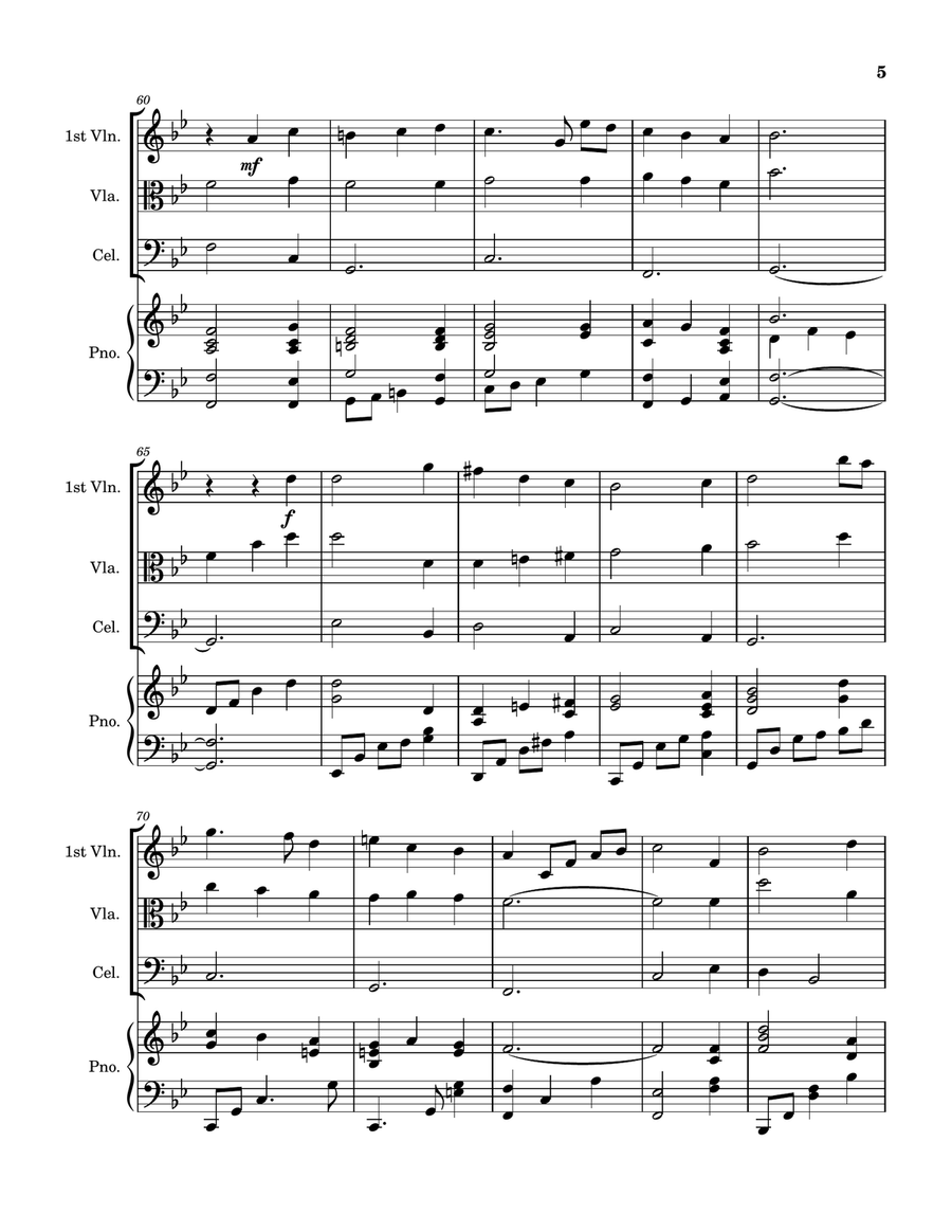 It Came Upon the Midnight Clear String Trio scores gallery preview page 5
