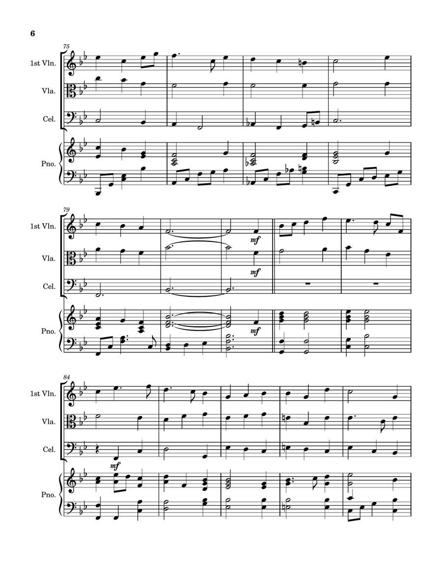 It Came Upon the Midnight Clear String Trio scores gallery preview page 6