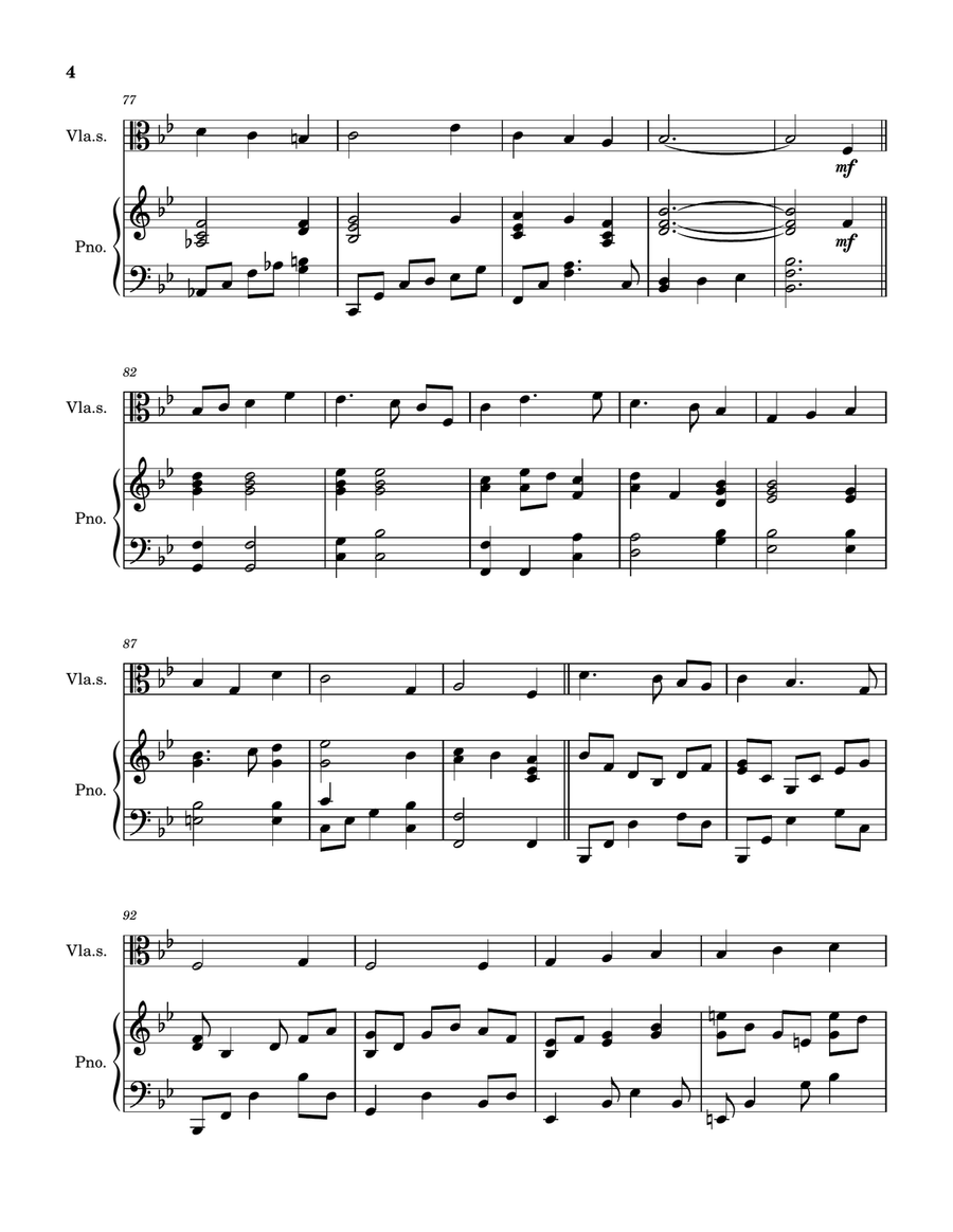 It Came Upon the Midnight Clear Viola scores gallery preview page 4