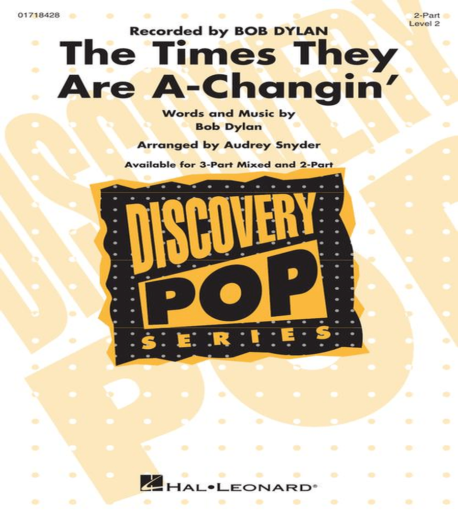 The Times They Are A-Changin' 2-Part scores gallery preview page 2