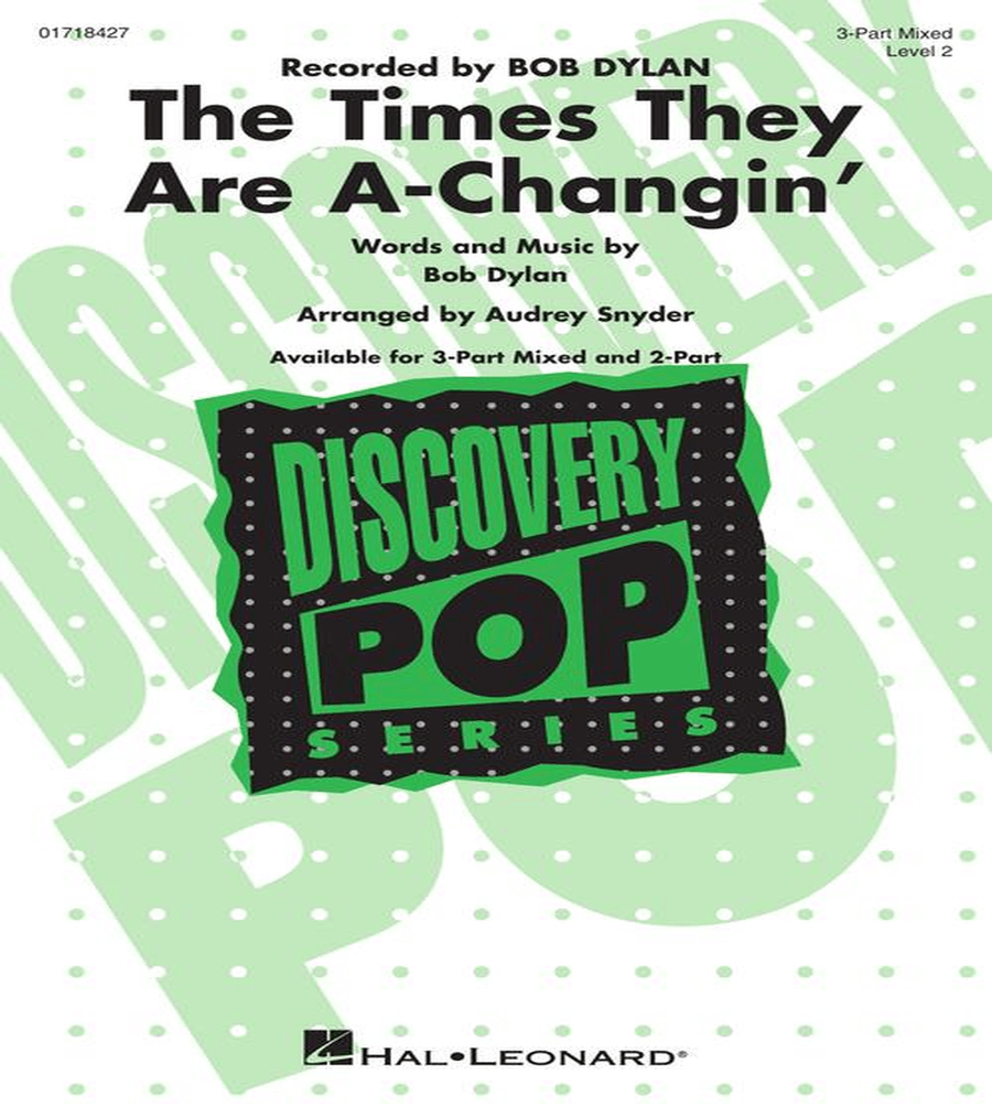 The Times They Are A-Changin' 3-Part scores gallery preview page 2