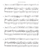 March of the Three Kings (Trombone solo and Piano) Piano scores gallery preview page 3