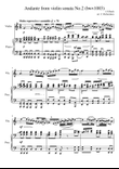 Andante from violin sonata No.2 (bwv1003)
