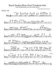 Royal Garden Blues Trombone Duel Solo