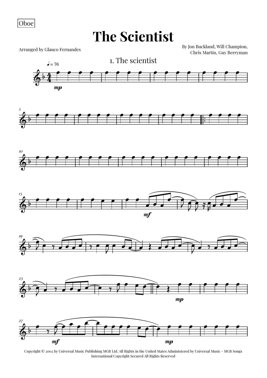 The Scientist Woodwind Quintet scores gallery preview page 6