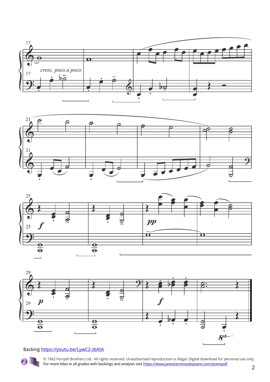 Mayfly Mayfly Easy Piano scores gallery preview page 2