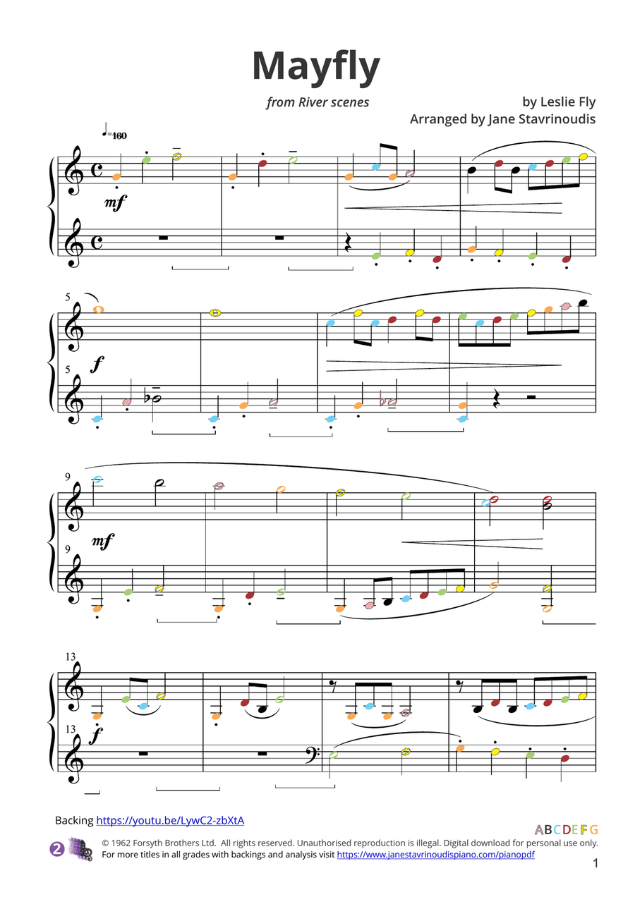 Mayfly Mayfly Easy Piano scores gallery preview page 3