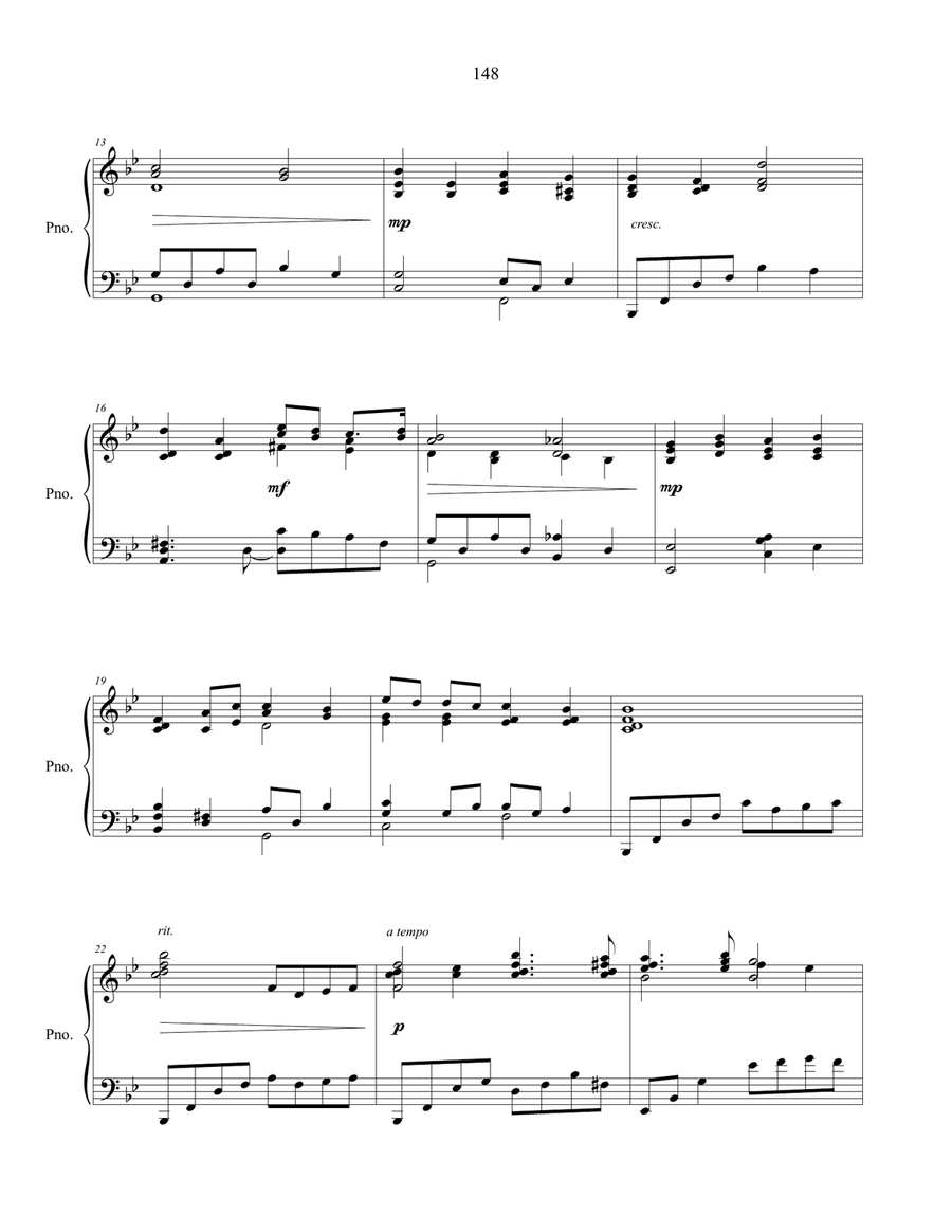 Thy Will, O Lord, Be Done - piano solo Piano Solo scores gallery preview page 3