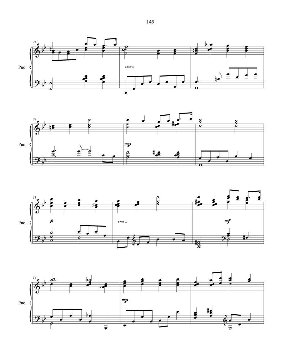 Thy Will, O Lord, Be Done - piano solo Piano Solo scores gallery preview page 4