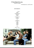 I'll Be There For You - Score Only