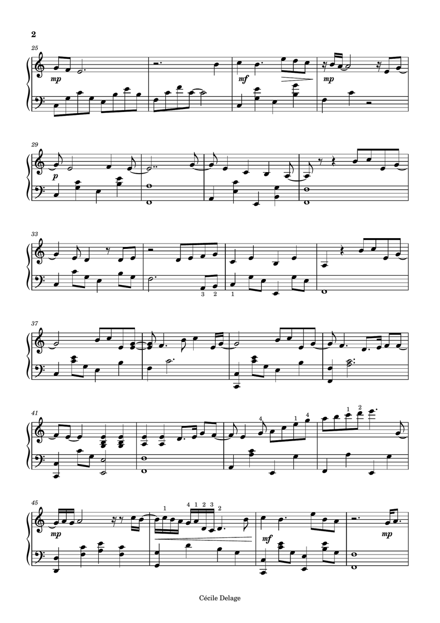 What Was I Made For? What Was I Made For? Celtic Harp scores gallery preview page 2