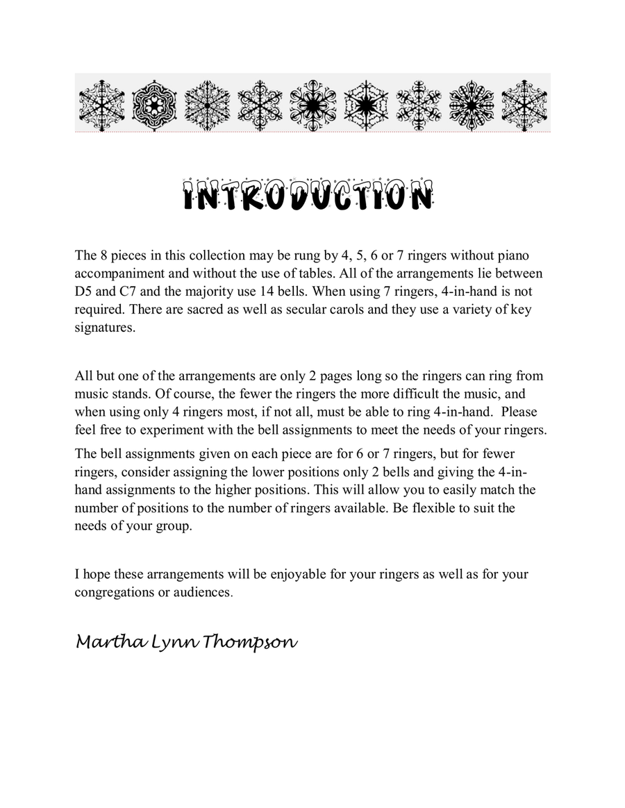 Ring with Less for Christmas Handbell Choir scores gallery preview page 2
