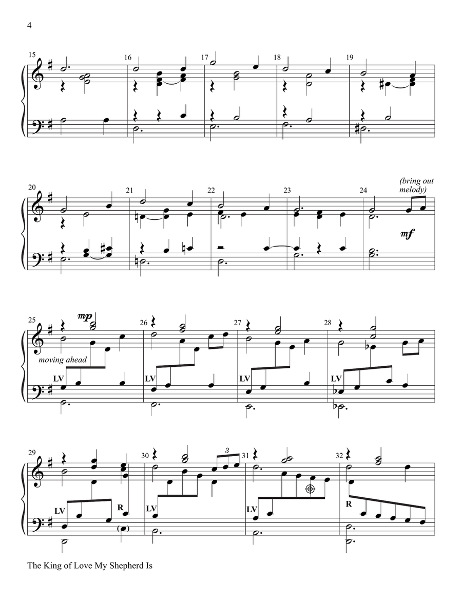 The King of Love My Shepherd Is 5-Octaves scores gallery preview page 4
